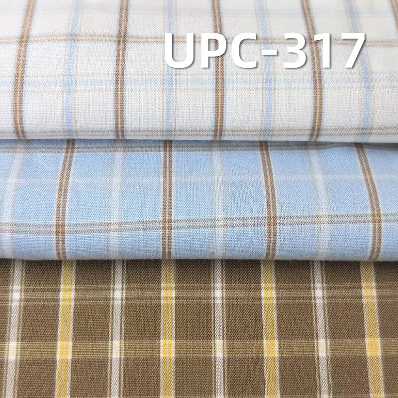 全棉色织条子/格子布|113g/m2纯棉平纹布|学院风条纹格仔布料|春夏衬衫 连衣裙 制服裙面料