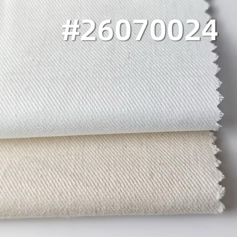 全棉精梳斜纹布|215g/m2四片左斜碳磨棉布|16支赛络纺布料|休闲上衣 裤子 裙子面料