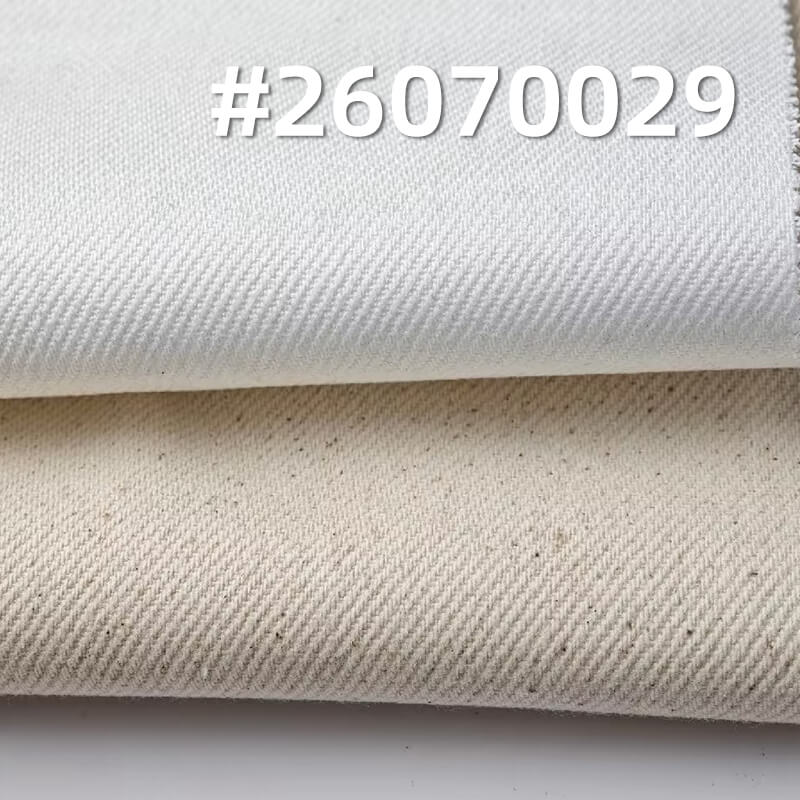 全棉高品质斜纹布|355g/m2厚款6*7足纱足密棉布|四片右斜|不磨毛|工装外套 工装裤 裙子 箱包面料