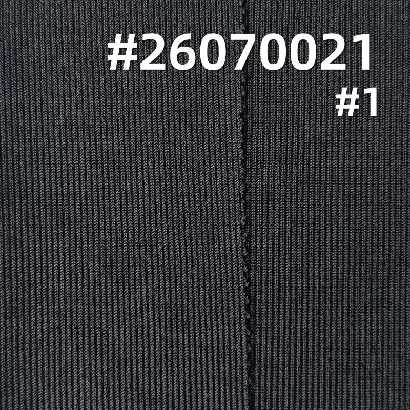 1*1冰丝罗纹布|200g/m2涤氨弹力针织布|背心 内搭 打底衫 领口袖口罗口面料