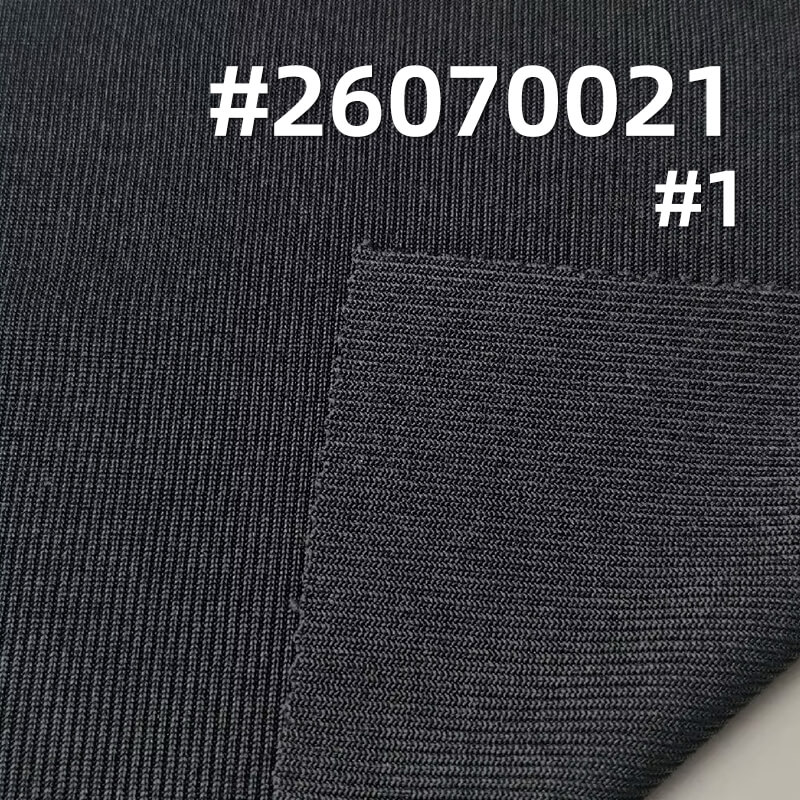 1*1冰丝罗纹布|200g/m2涤氨弹力针织布|背心 内搭 打底衫 领口袖口罗口面料