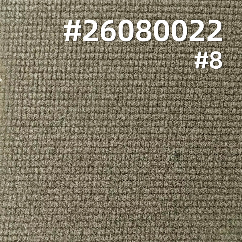 小方格摇粒绒针织布|170g/m2涤纶格纹绒布|休闲外套 开衫 家居服 卫衣面料