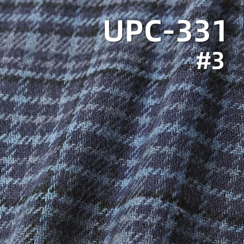色织抓毛格子布|270g/m2秋冬全棉格仔布|2/2右斜色织布|格仔衫 裙子 裤子面料