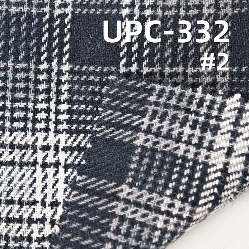 色织抓毛格子布|270g/m2秋冬全棉格仔布|2/2右斜色织布|格仔衫 裙子 裤子面料