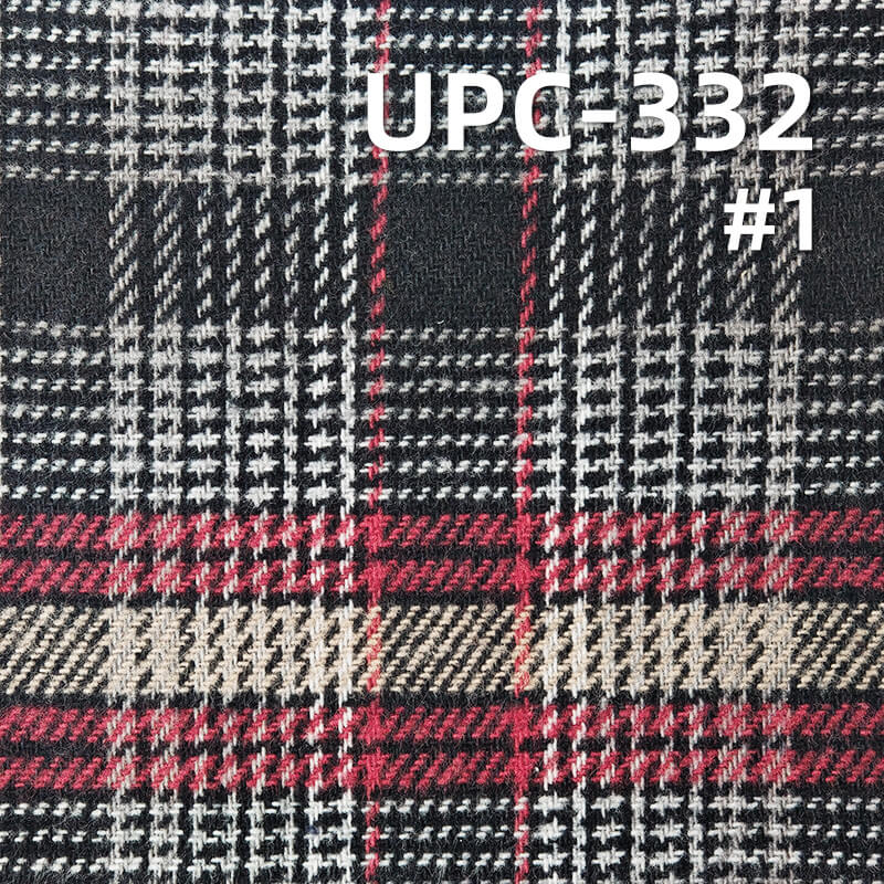 色织抓毛格子布|270g/m2秋冬全棉格仔布|2/2右斜色织布|格仔衫 裙子 裤子面料