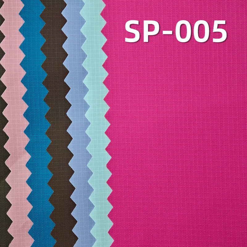 尼龙哑光格仔布|58g/m2锦纶PU防水染色布|户外服 皮肤衣 风衣面料 SP-005