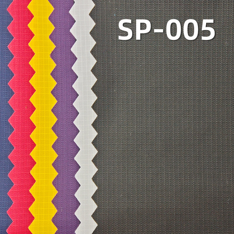 尼龙哑光格仔布|58g/m2锦纶PU防水染色布|户外服 皮肤衣 风衣面料 SP-005